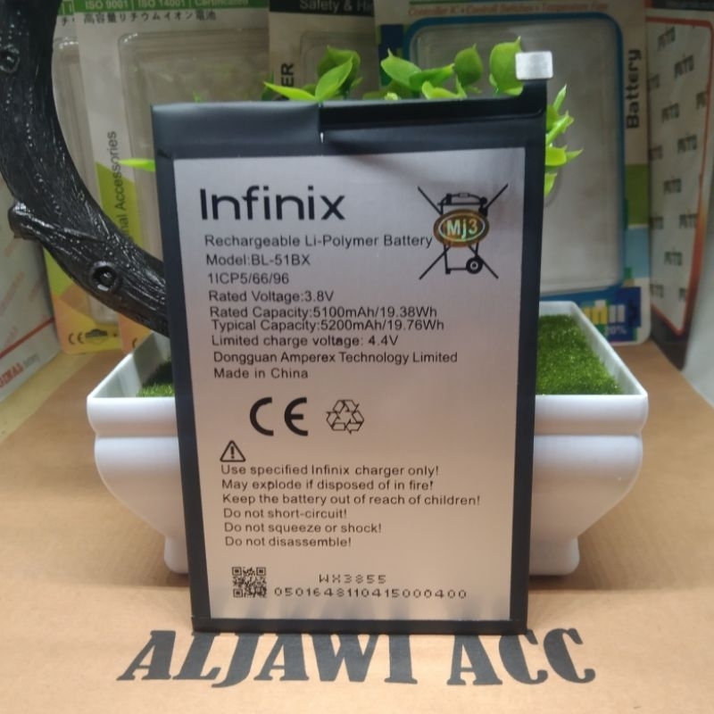 Baterai Batre Battery Infinix Note 8  X692 / Note 8i  X683  X683B / Hot 10  X682  X682B  X682C  BL-51BX Original Battery Hp