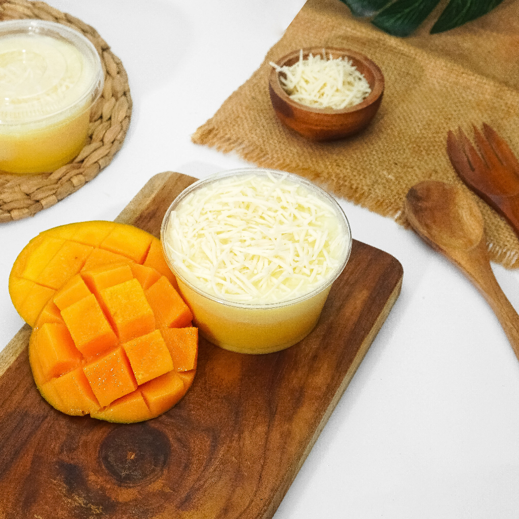 

Mango Pudding / Puding Mangga with Premium Mango Vla