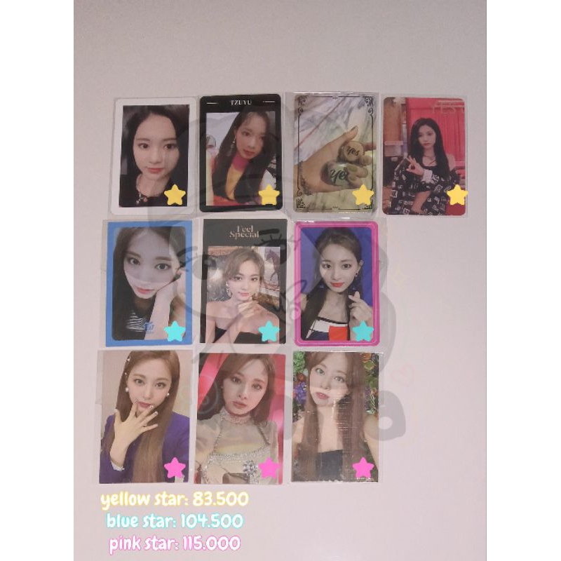 pc photocard tzuyu twice
