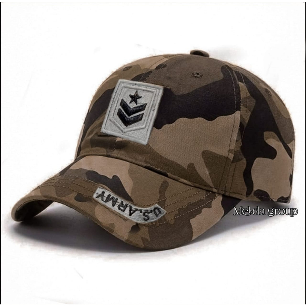 Terbaru!! Topi Baseball Import Premium Usa Army Camo Trendy/Topi Pria Wanita Outdoor Kekinian COD