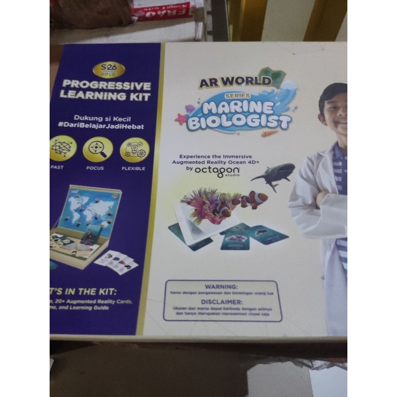 s26 mainan edukasi progressive learning kit archeologist dinosaurus marline biologist