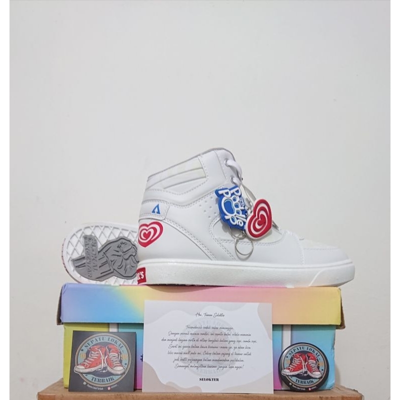 Aerostreet x Paddle Pop Original resmi sepatu Aerostreet pria wanita