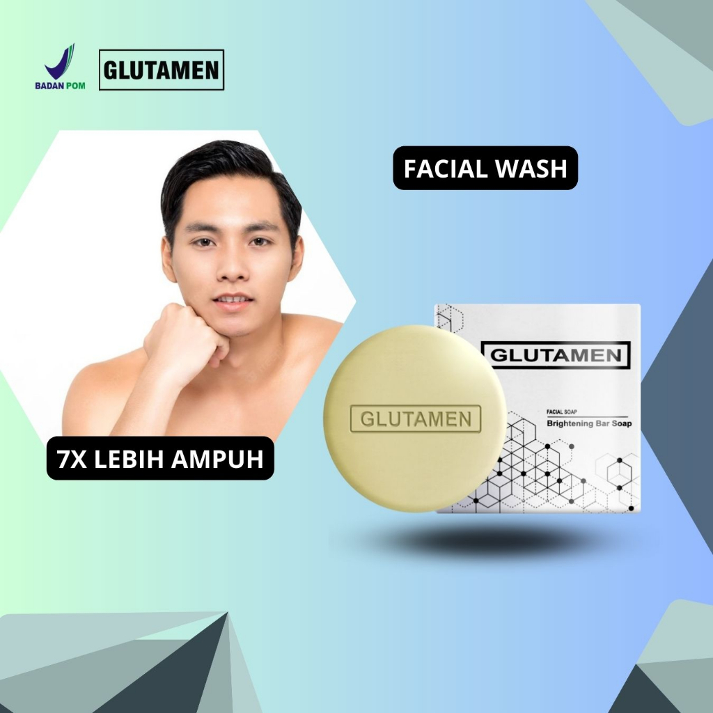 BPOM Sabun Glutamen Penghilang Bekas Jerawat Pria Permanen Paling Ampuh Menghilangkan bekas jerawat 
