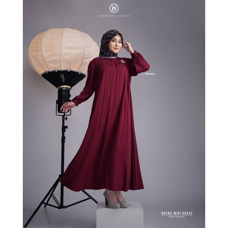 Hayna dress❣️MIDI dress❣️nadhera luxury ❣️ blouse ❣️Tunik❣️