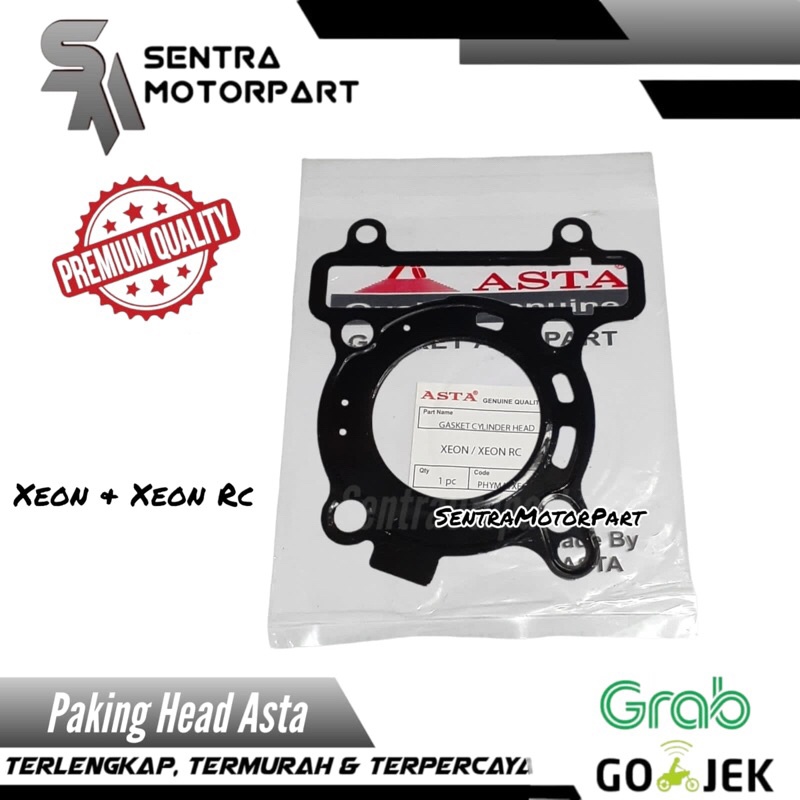Paking perpak gasket head het silinder atas xeon xeon rc asta