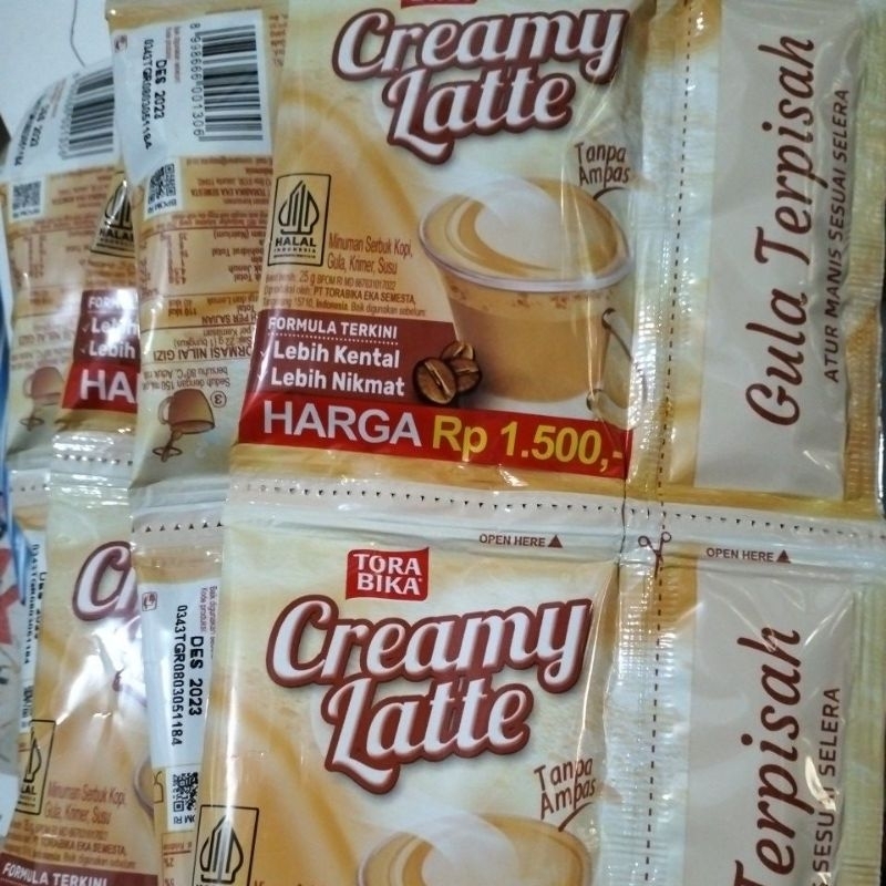 

kopi torabika creamylatte / cappucino