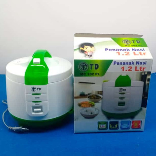 Rice Cooker TD/Yamakawa /Omicko / TD National Quality 1,2Liter Rice Cooker 3 in 1 Low watt Teflon Anti Lengket Magic Com Murah