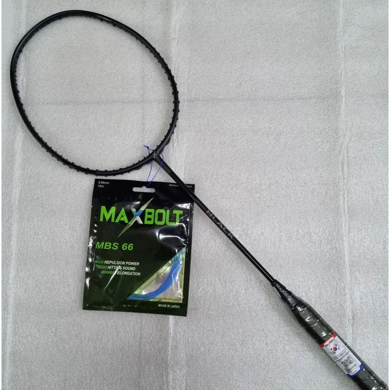 RAKET BADMINTON MAXBOLT BLACK ORIGINAL