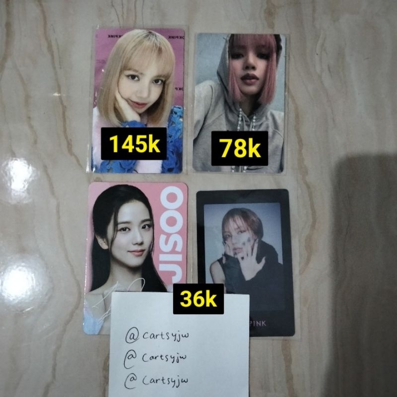 photocard pc lisa blackpink bp lalisa born pink blink membership premium gift bene weverse global ja