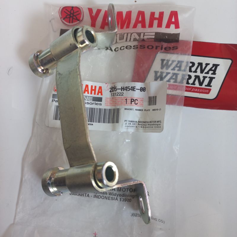 Bracket braket dudukan plat nomer nopol depan nouvo Z | 2D5-H454E-00