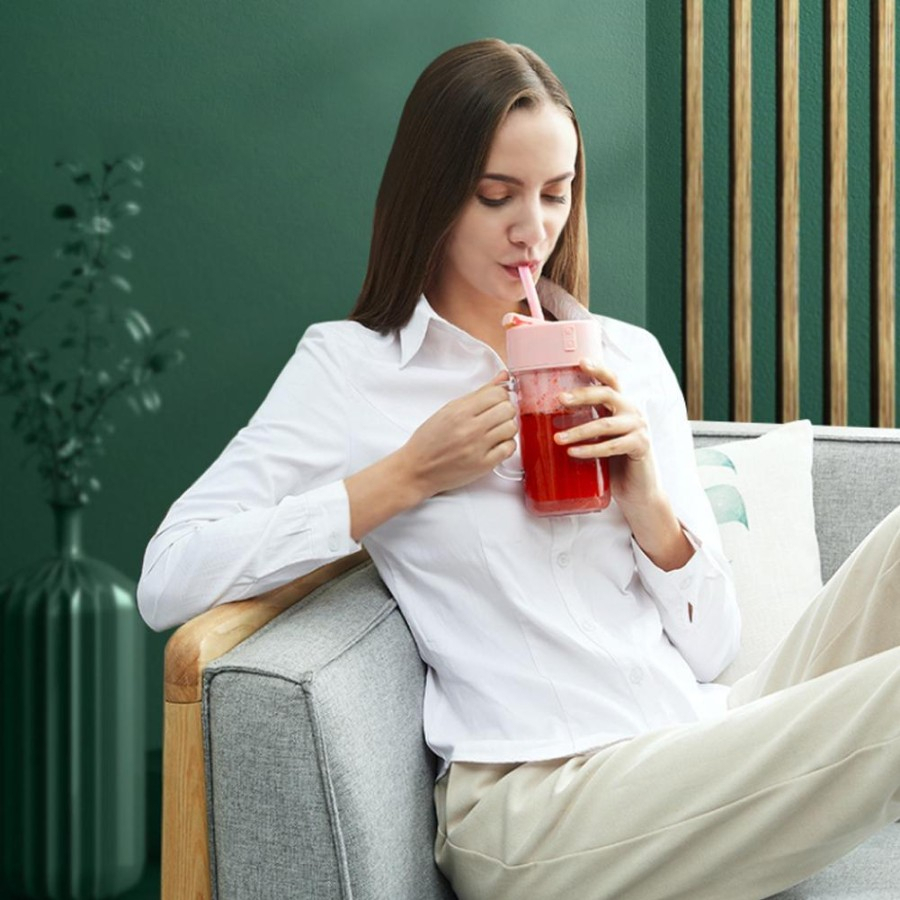 Mason Juicer Blender Glass Portabel 330ml Blender Unik Juicer Mini