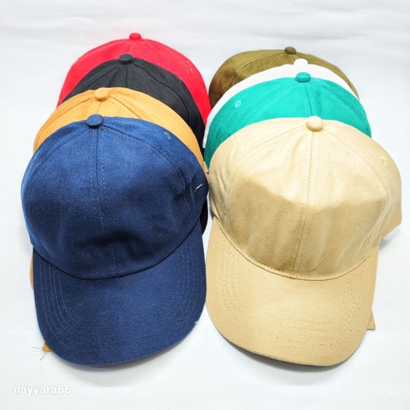 topi baseball topi polos premium topi pria wanita
