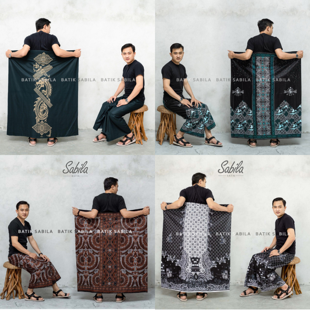 [Sarung Batik COD] Sarung Batik Dewasa Pria dan Wanita Esklusif / Sarung Batik sabila Original / Sar