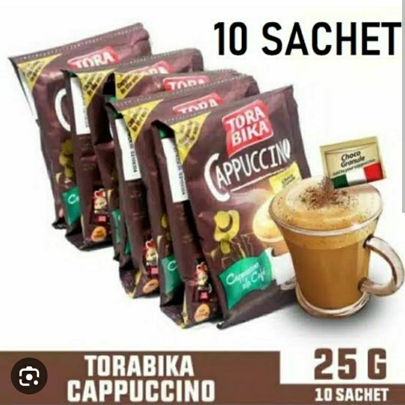 

PROMO !!! Torabika Capucino 25g (isi 10 Sachet)