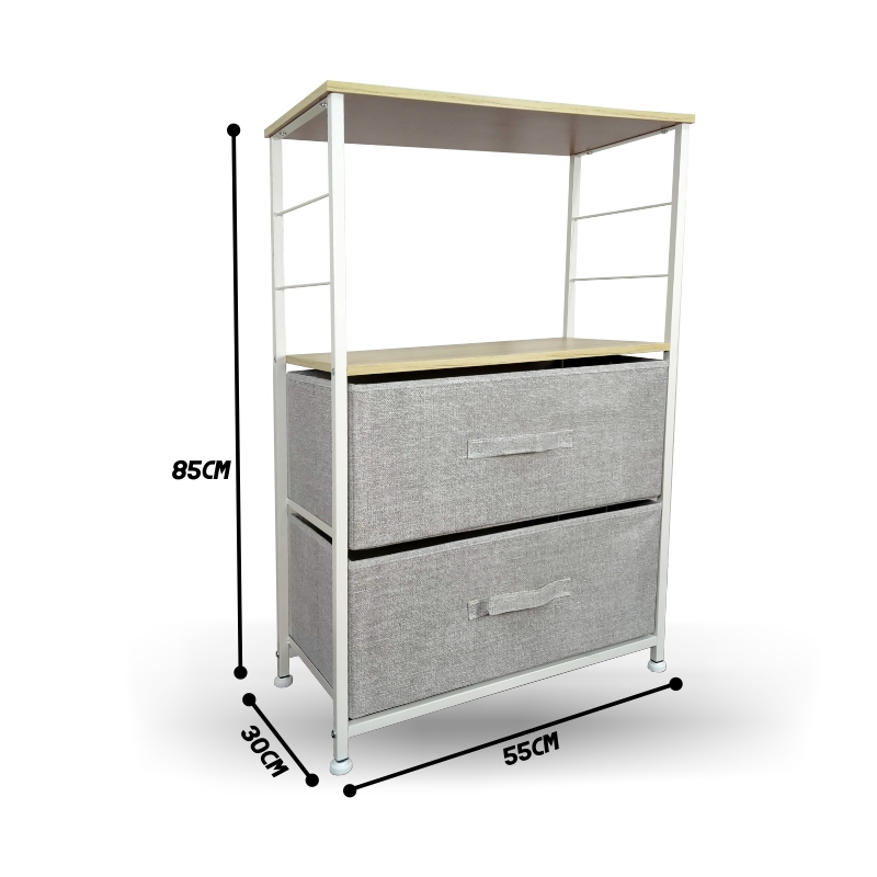 Lemari 3 Tingkat Serbaguna Dan Aesthetic GZ-10