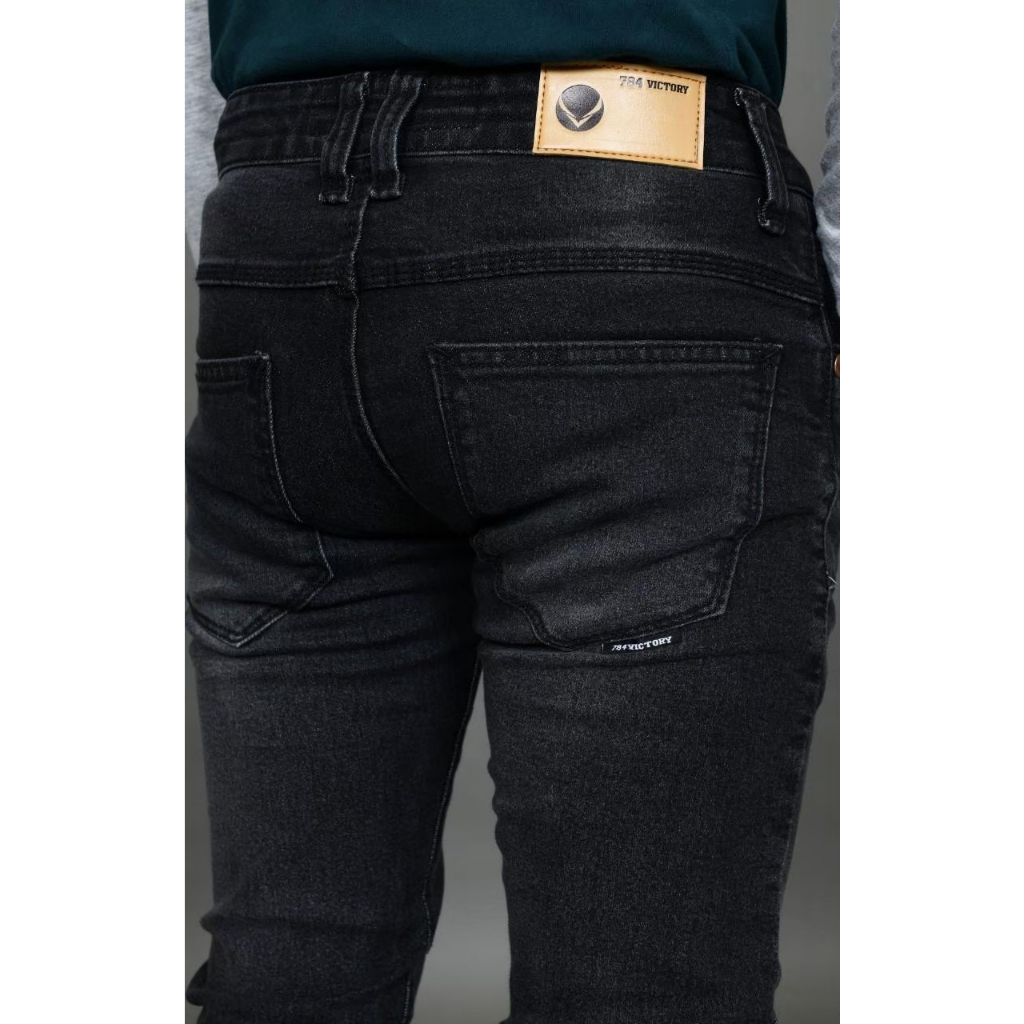 FEROCIOUS.CO Celana Jeans Ripped Black Wash Premium (FREE STICKER - GELANG)