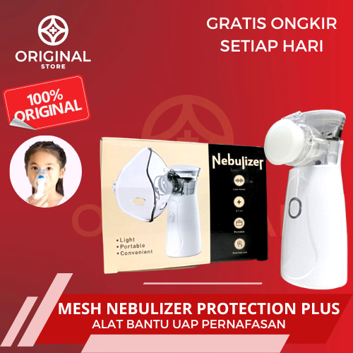 NEBULIZER PORTABLE MESH  NEBULIZER PORTABLE ALAT UAP BANTU PERNAFASAN ATOMIZER HD-W02