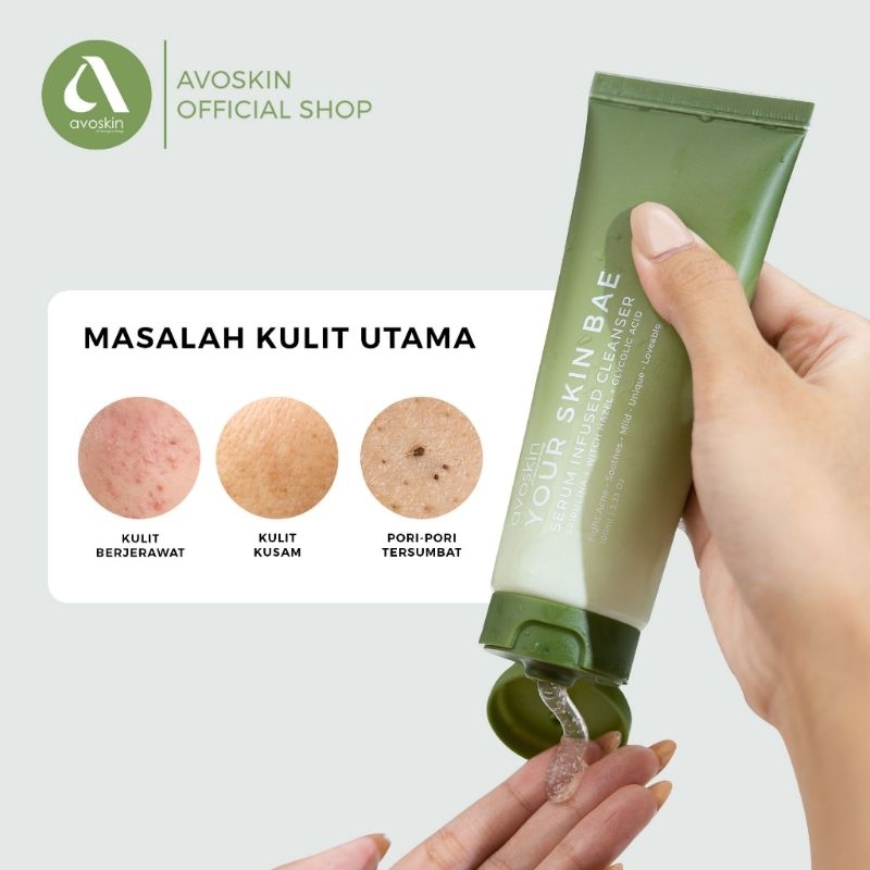AVOSKIN Your Skin Bae Facial Cleanser Spirulina 100ml