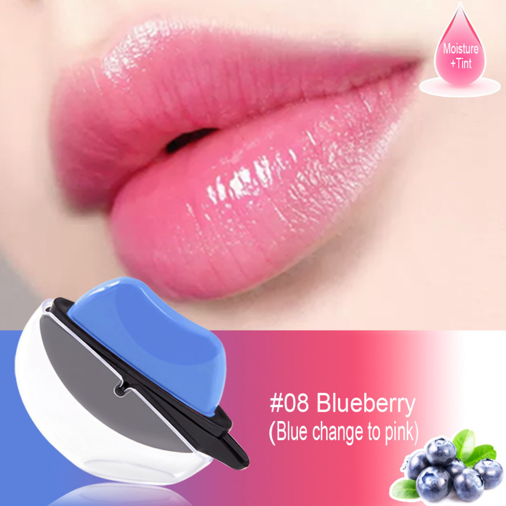 Lazy Lips Moisturizing Lip Glow Lipstik Change Color Pink Tahan Lama mudah di gunakan