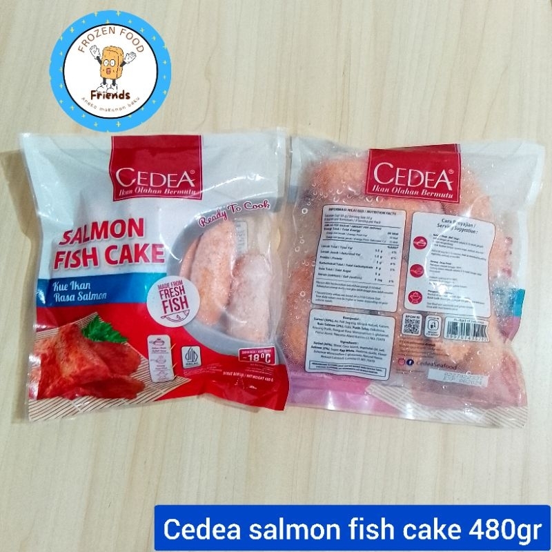 

cedea salmon fish cake 480gr