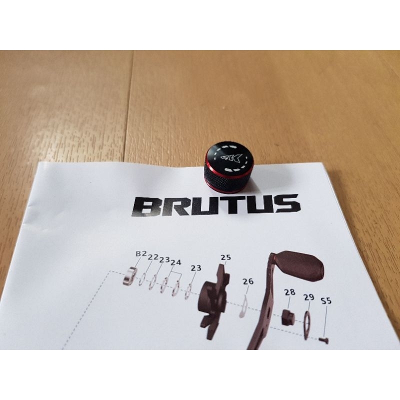 spare part tension knob atau part no. 53 spool tension knob untuk reel bc kastking brutus ratio 7