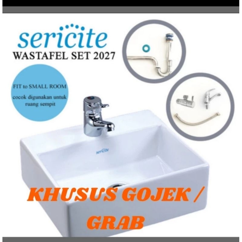 wastafel keramik 2027 kotak gantung