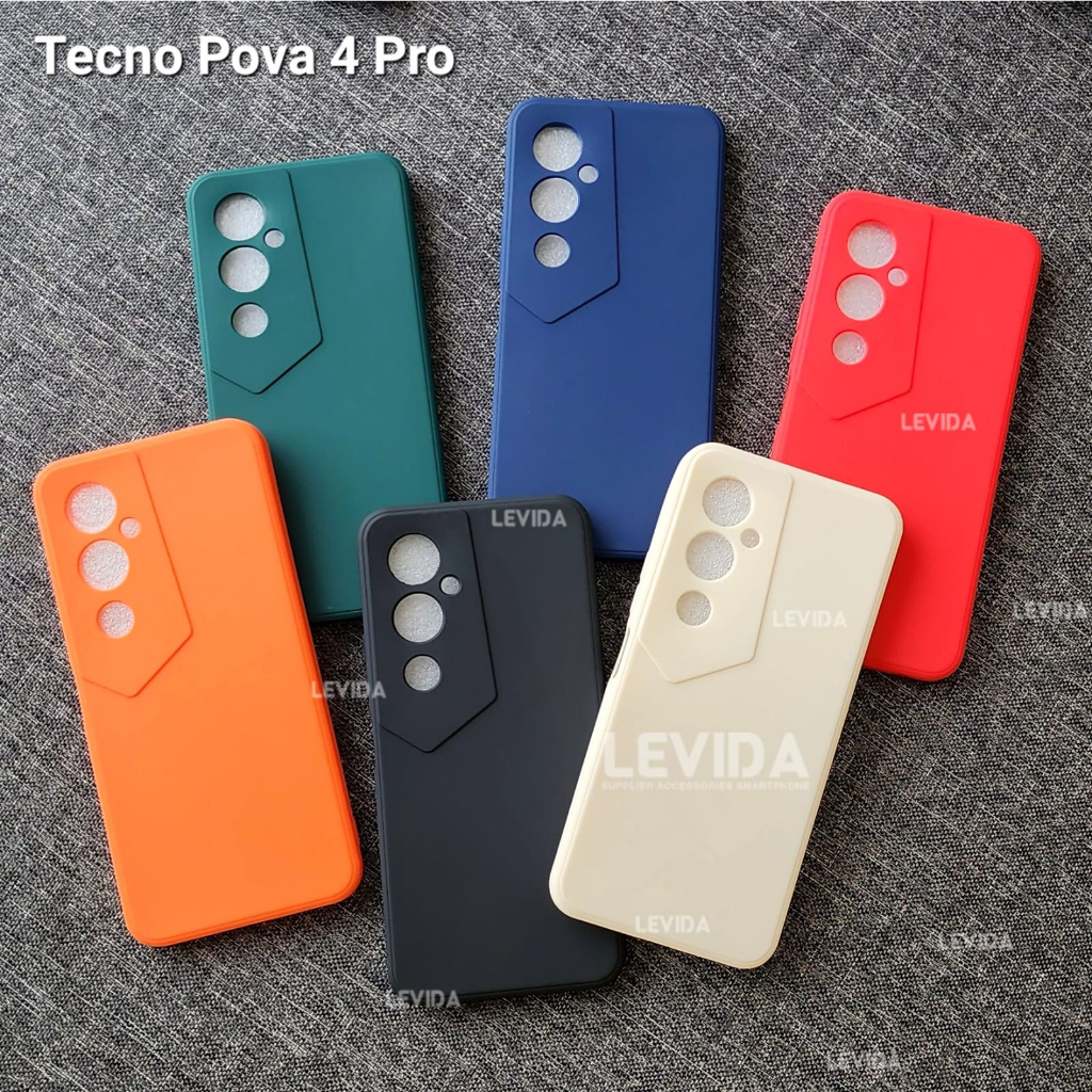 Tecno Pova 4 Tecno Pova 4 Pro Softcase Macaron Square / Case Square Edge Case Tecno Pova 4 Tecno Pov