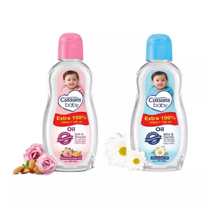 CUSSONS BABY OIL 100+100ML/50 +50 ML