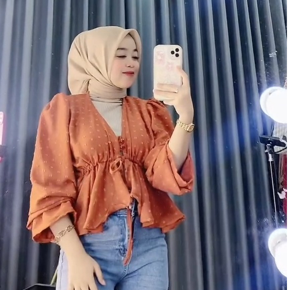 BLOUSE URAGIRI KAYLA ATASAN WANITA WRAP IKAT | PAMELA TOP ZURA BLOUSE KAILA OUTER URAGIRI