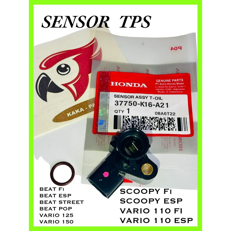 Sensor TPS Beat FI ESP Scoopy FI ESP Vario 110 FI ESP Beat POP Beat Street  KODE K25 / K16