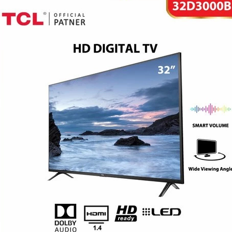 TV LED TCL Digital TV 32&quot; L32D3000B