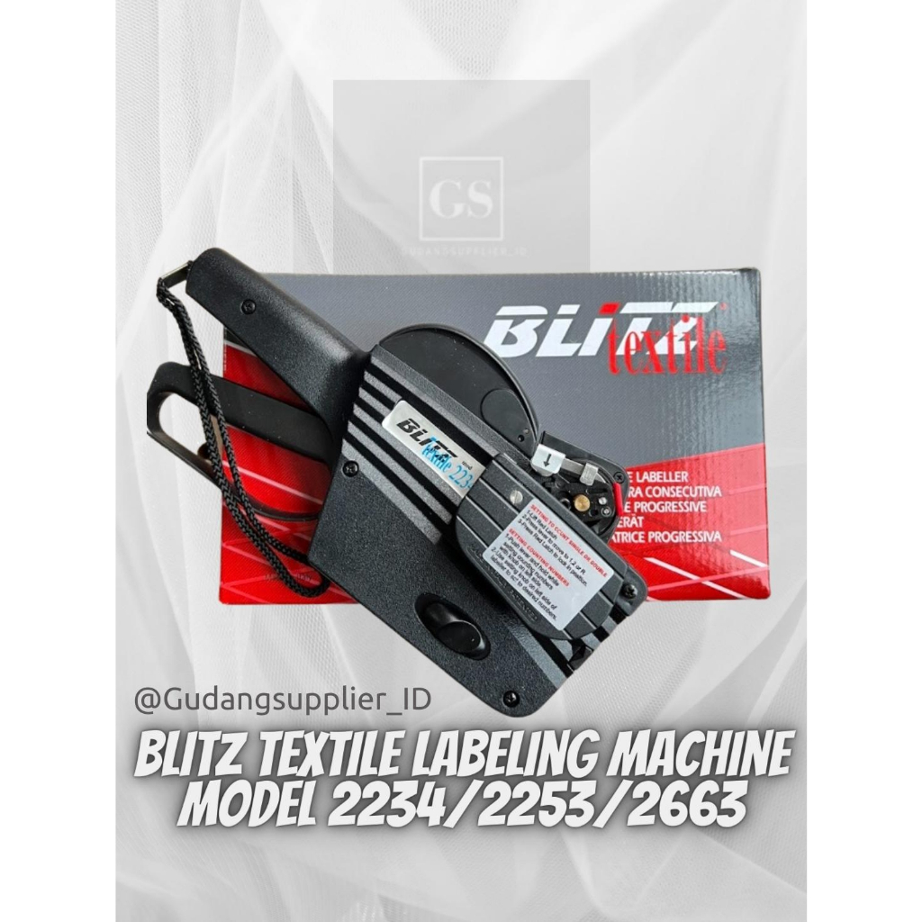 

Blitz Textile Labeling Machine Model 2234 2253 2663 Mesin Numbering Labeling READY 7 / 8 / 9 DIGIT