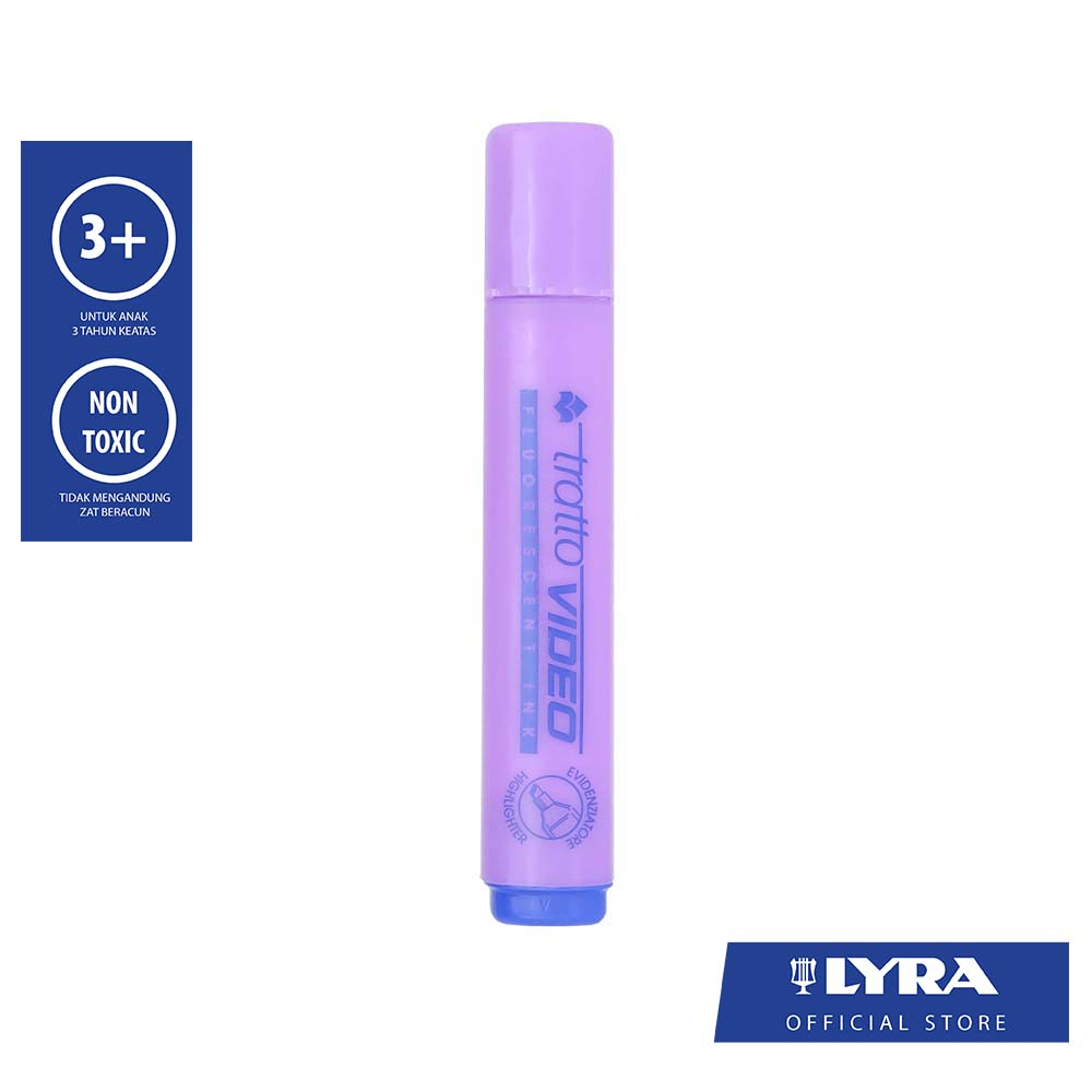 

Tratto Video, Stabilo / Highlighter Dengan Warna Sangat Terang - Lilac