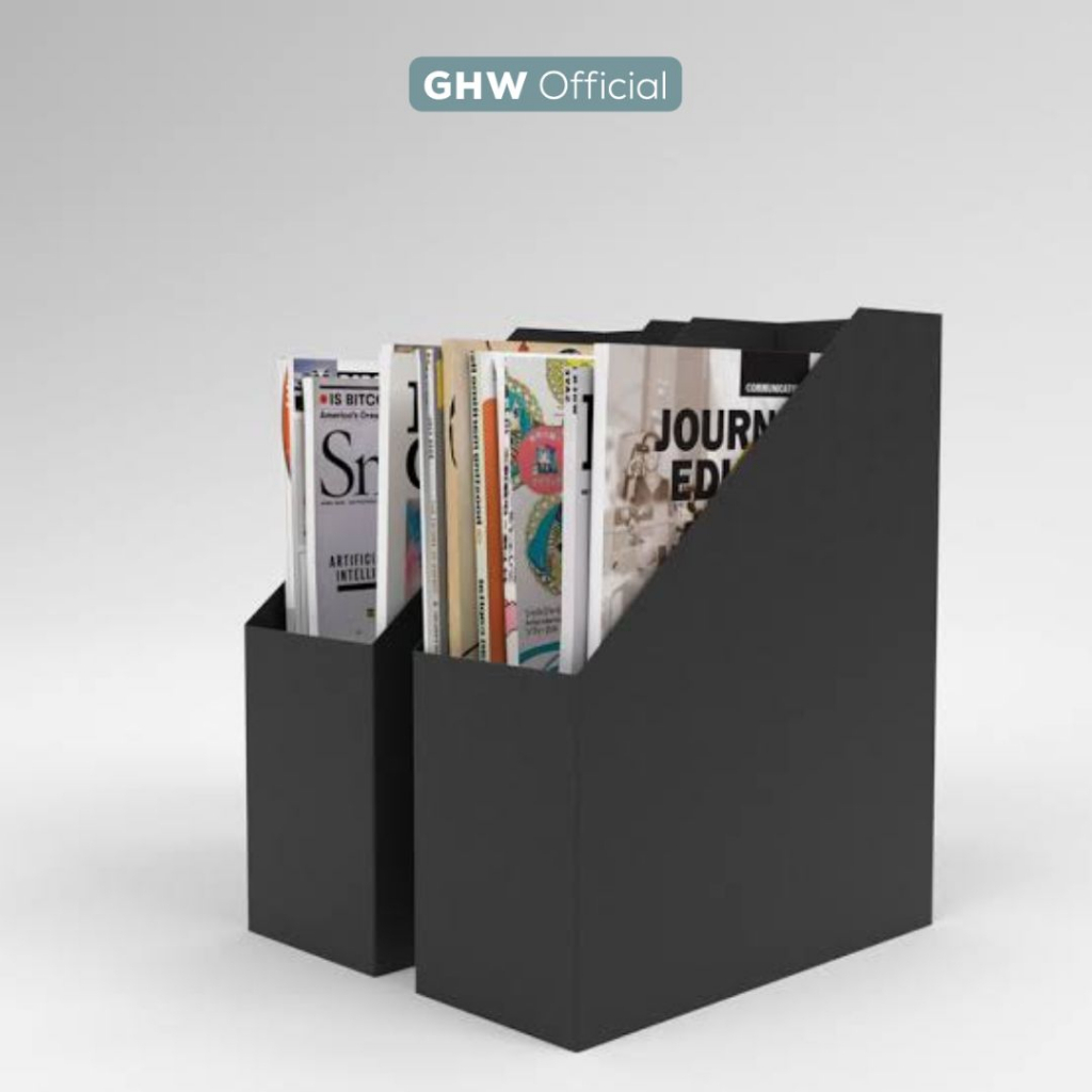 

TERLARIS IKEA GHW TJENA File majalah, file box organizer box set isi 2 pcs, box file, hitam TJ1765