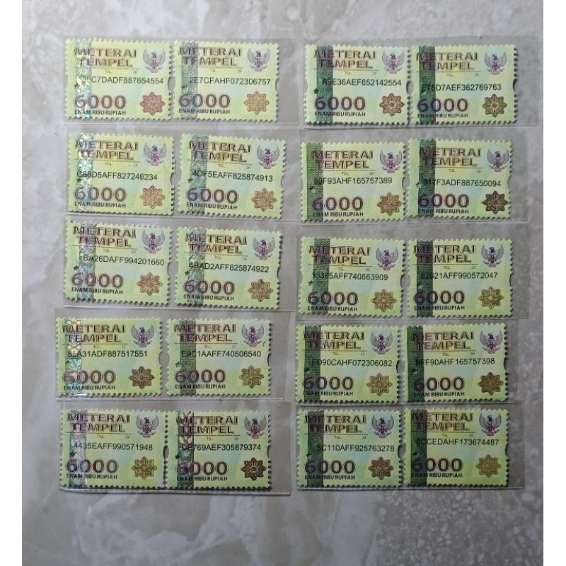 

Benda Pos Tempel 6000 Tahun 2015-2021 (S179)