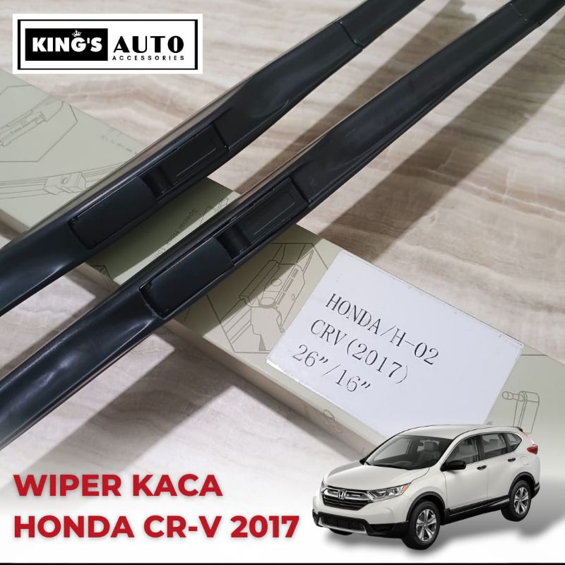 Wiper Khusus Kaca Depan Mobil Honda CRV 2017