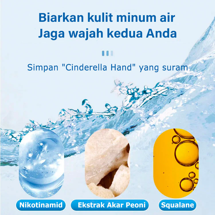 Jepang Mengimpor Niacinamide Whitening Hand Cream - Meringankan presipitasi melanin, melembabkan dan melembabkan, memutihkan dan mencerahkan - Untuk buku-buku jari, siku, lutut, pergelangan kaki, dll.