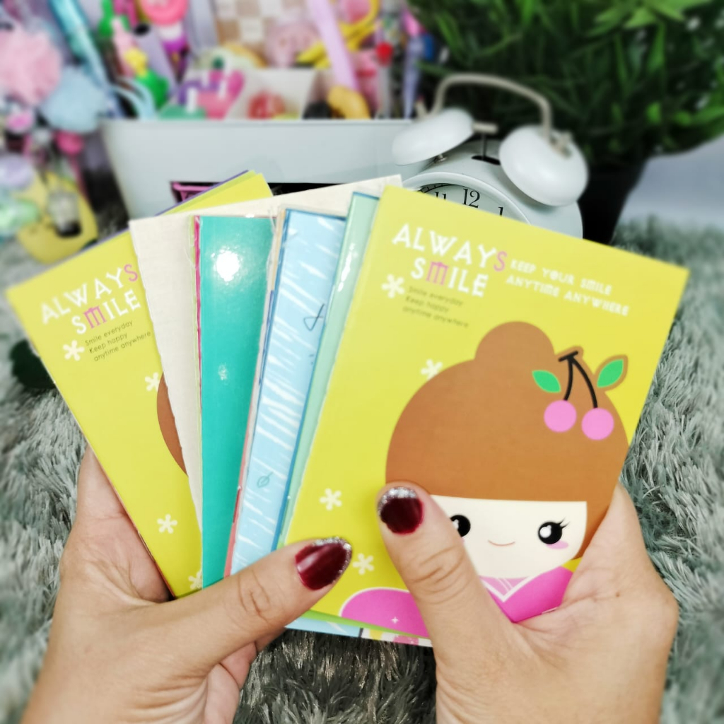 Buku Tulis Mini Kartun isi 20 Halaman Super Cute Lucu (Motif Random) / Notebook Kecil kertas bergaris Alat Tulis Sekolah Anak Imut Unik Harg TERMURAH bisa COD