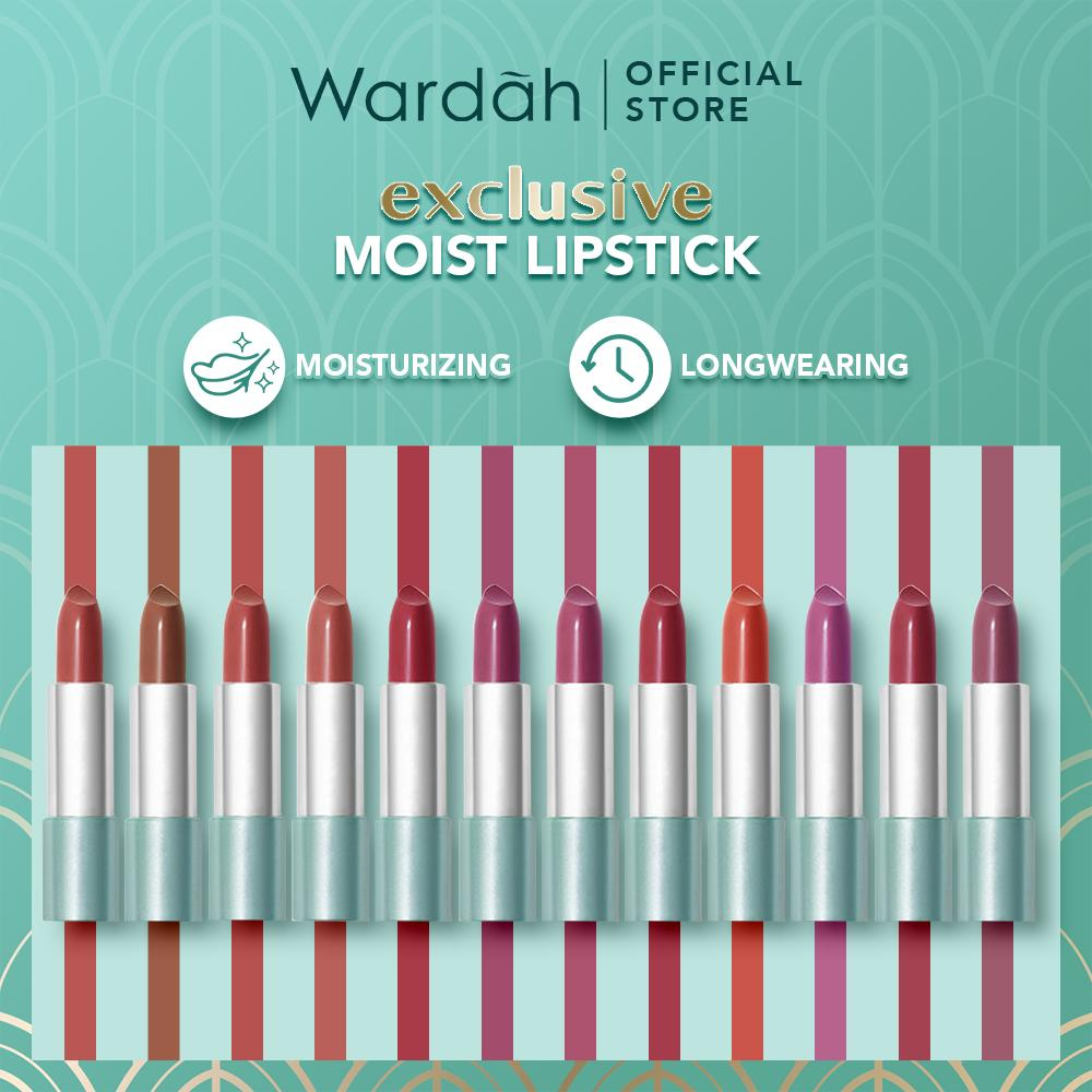 MFI - Wardah Exclusive Moist Lipstick | Netto 3,5 gr