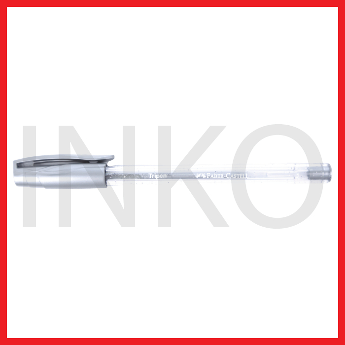

FABER CASTELL BALLPOINT TRIPEN GLITTER 0.7 INK SILVER 1PCS