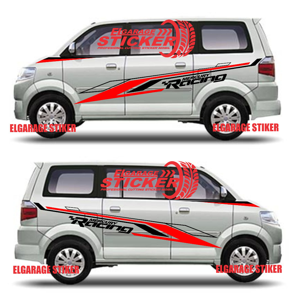 STIKER MOBIL SUZUKI APV VARIASI CUTTING STIKER MOBIL SUZUKI APV