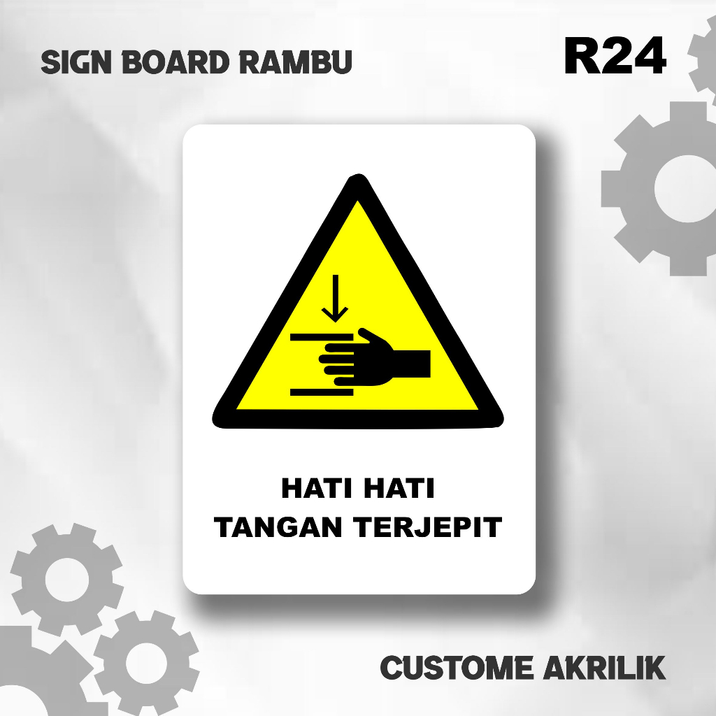 PAPAN PENUNJUK SIGN BOARD AKRILK | AWAS JATUH