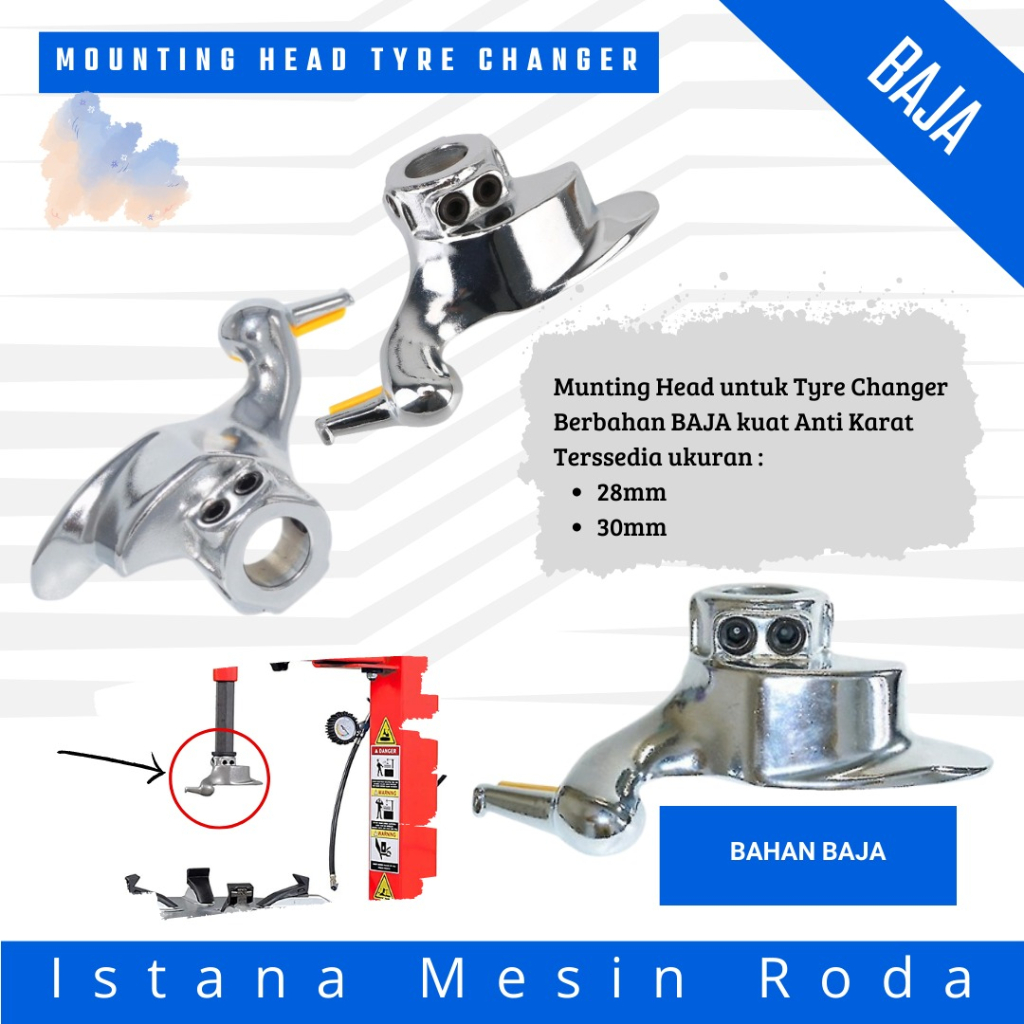 [Bahan BAJA] Mounting Duck Kepala Tyre Changer Motor Mobil Mounting head tyre changer tire changer h