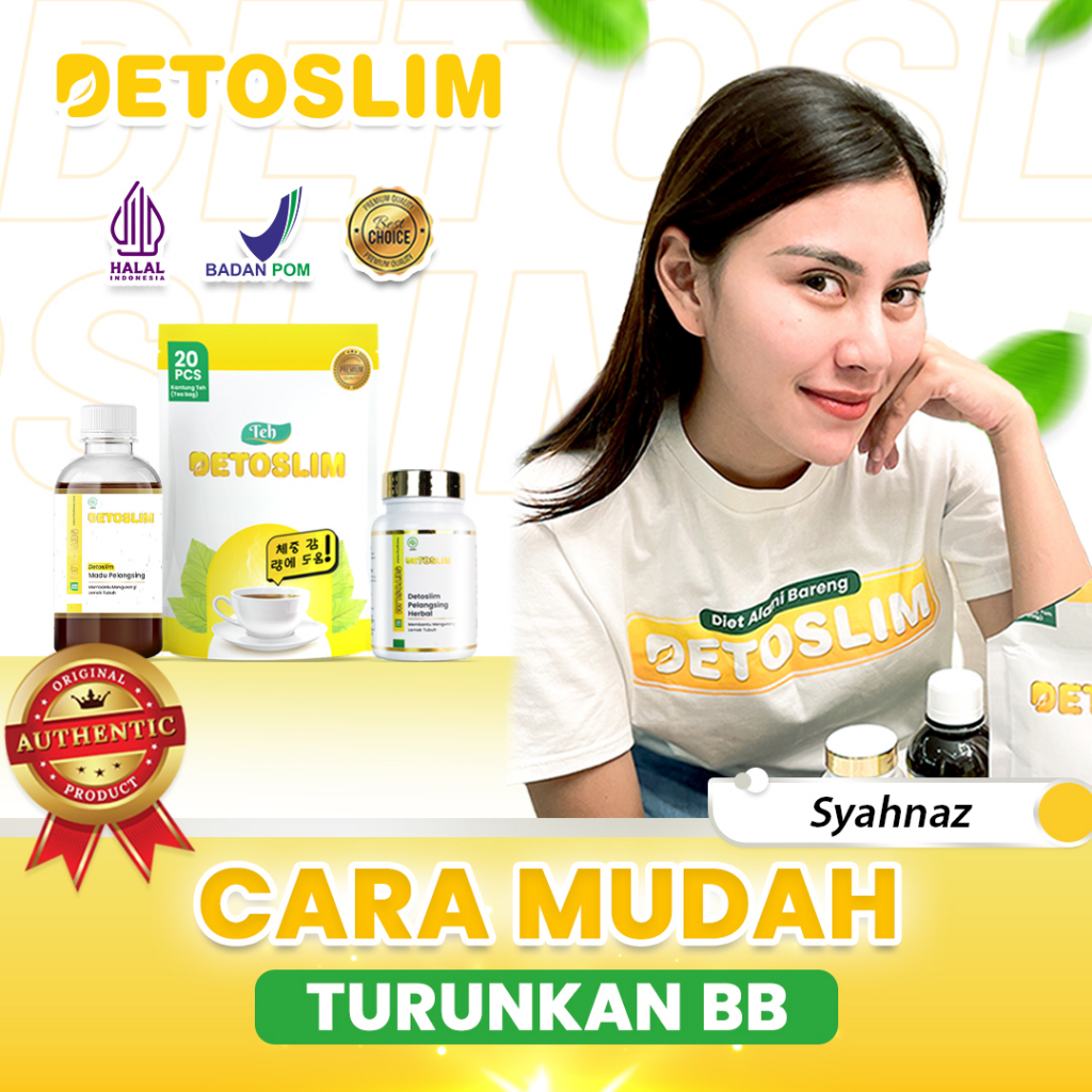 Teh Detoslim Penurun Berat Badan Teh Diet Menurunkan Berat Badan Secara Alami