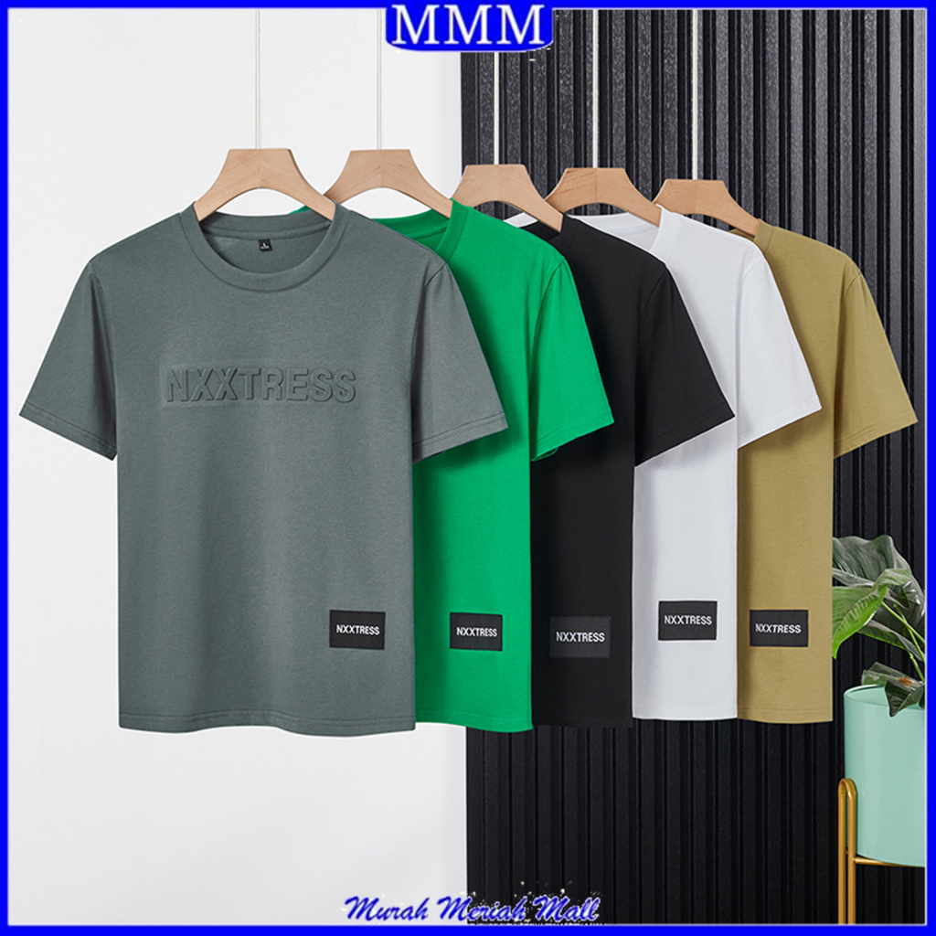 MMM Kaos Distro Oversize UNISEX 6789 Baju Distro Atasan Lengan Pendek Tshirt Longgar Model Polos Warna Warni Murah Import