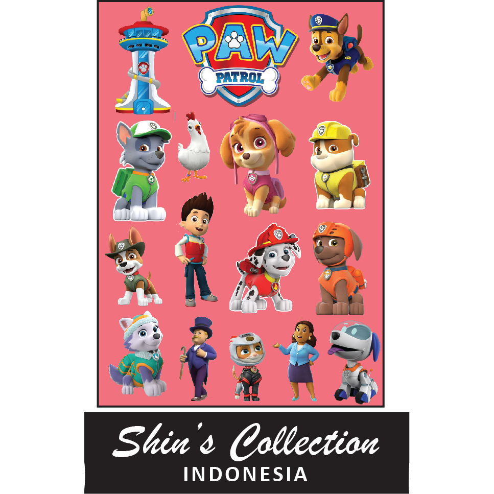 

Sticker Stiker murah anti air Paw Patrol 1 pc