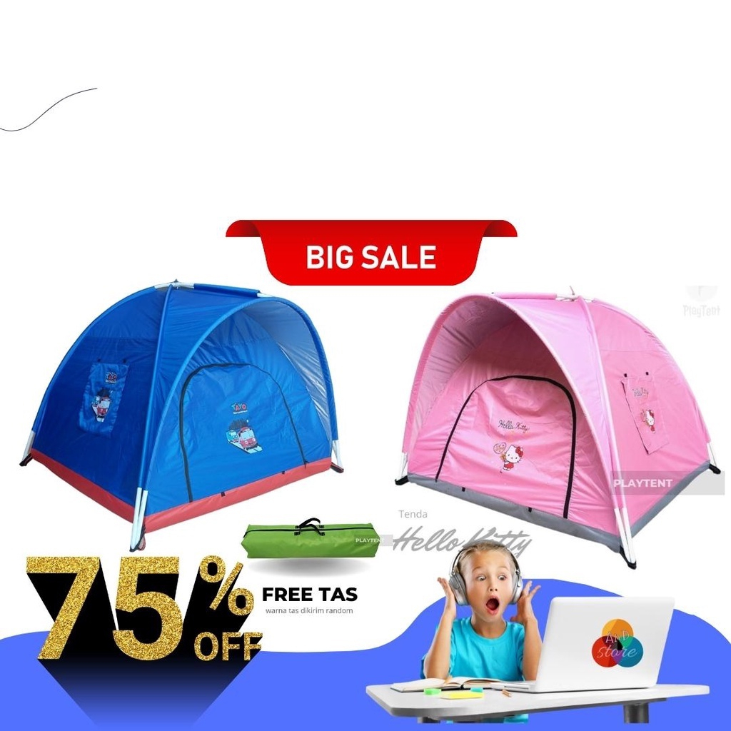 Tenda Anak Super Jumbo,160cm|180cm|200cm|mainan anak |mainan indoor/outdoor|tenda camping anak