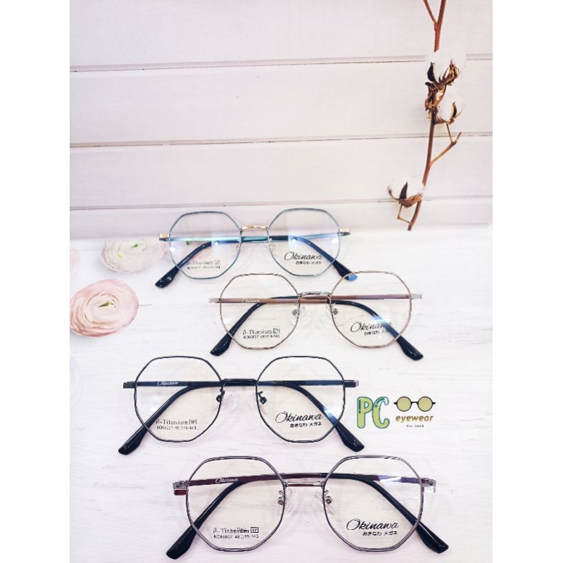 Pc_eyewear - Frame "OKINAWA" 66007 B-Titanium / KACAMATA KOREA B-Titanium COWOK CEWEK