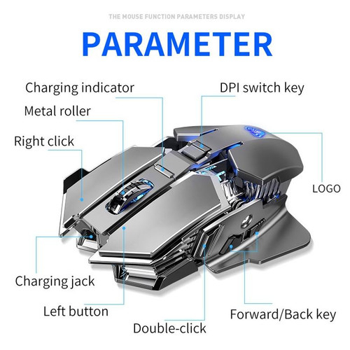 Mouse Gaming AULA Wireless SC300 Deep sleep mode