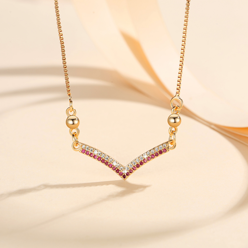 Y068 【Barang spot】Kalung Fuji Titanium Anti Karat Dan Luntur Emas Silver Asli Panjang Muda Korea Terbaru Kalung